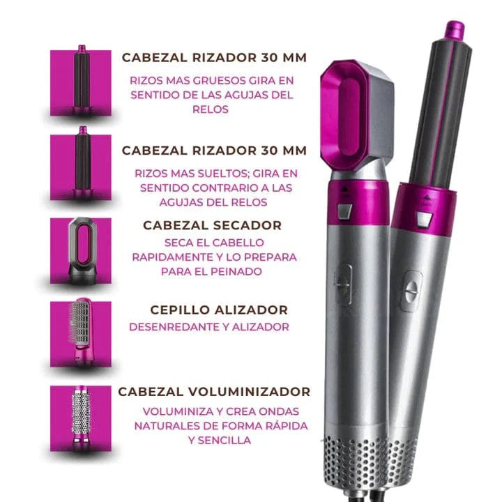 CEPILLO SECADOR PARA CABELLO 5 EN 1