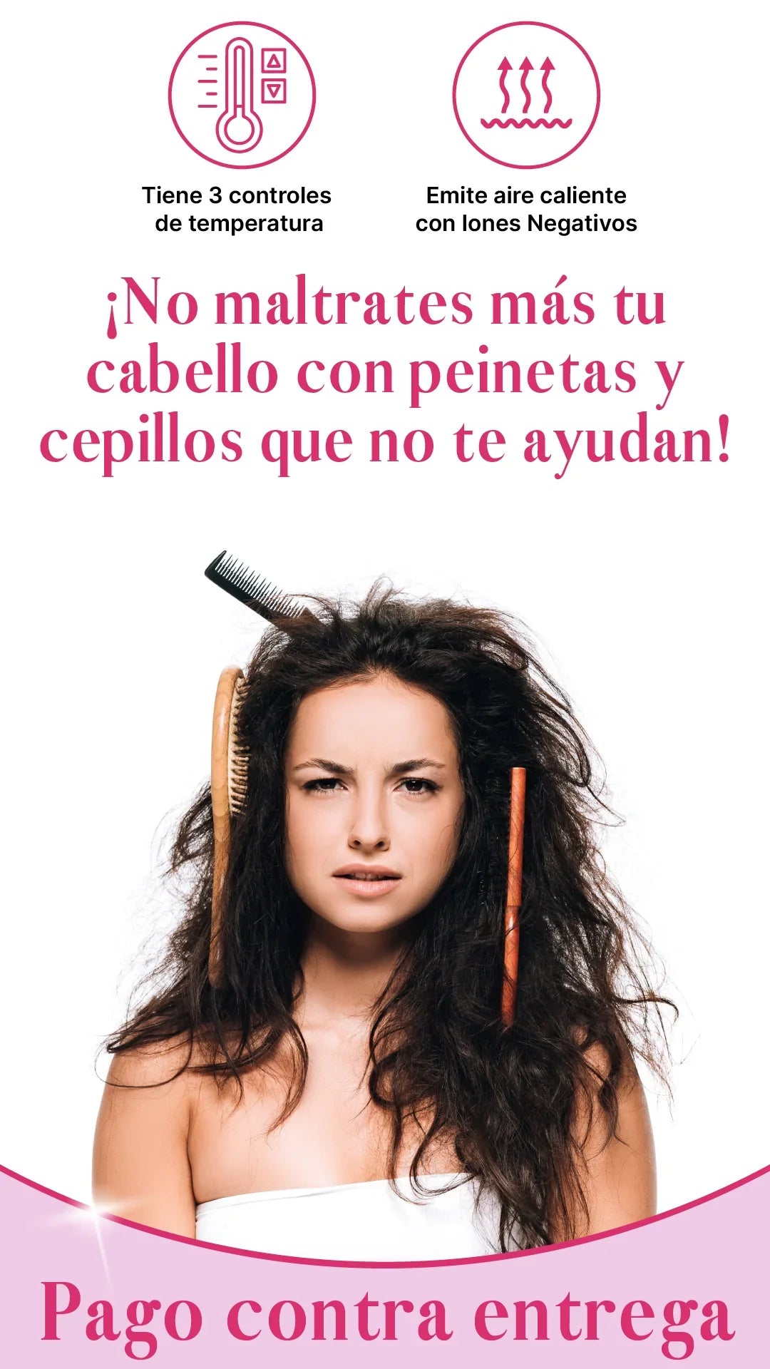 CEPILLO SECADOR PARA CABELLO 5 EN 1